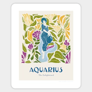 Aquarius - The Enlightened Sticker